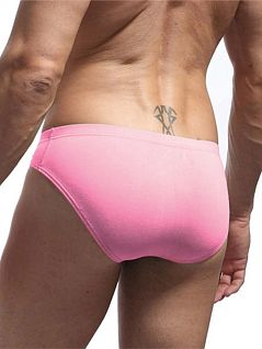 Привлекательные слипы на тонкой резинке розового цвета JOCKMAIL RTJM2025-22